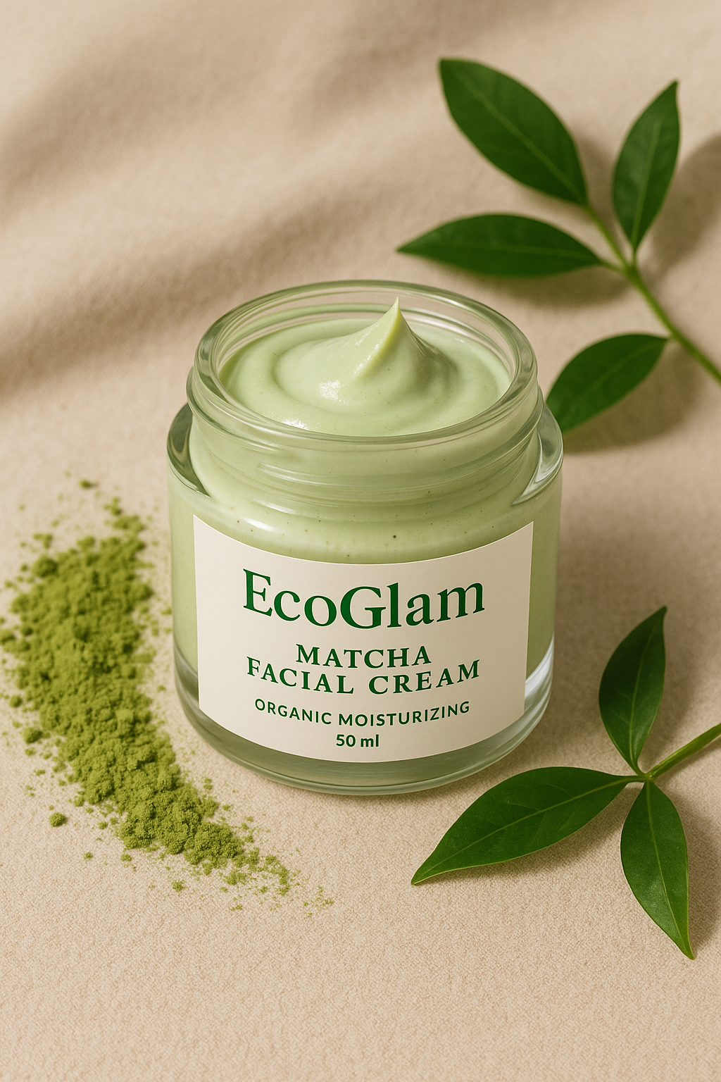 EcoGlam Matcha Glow Cream