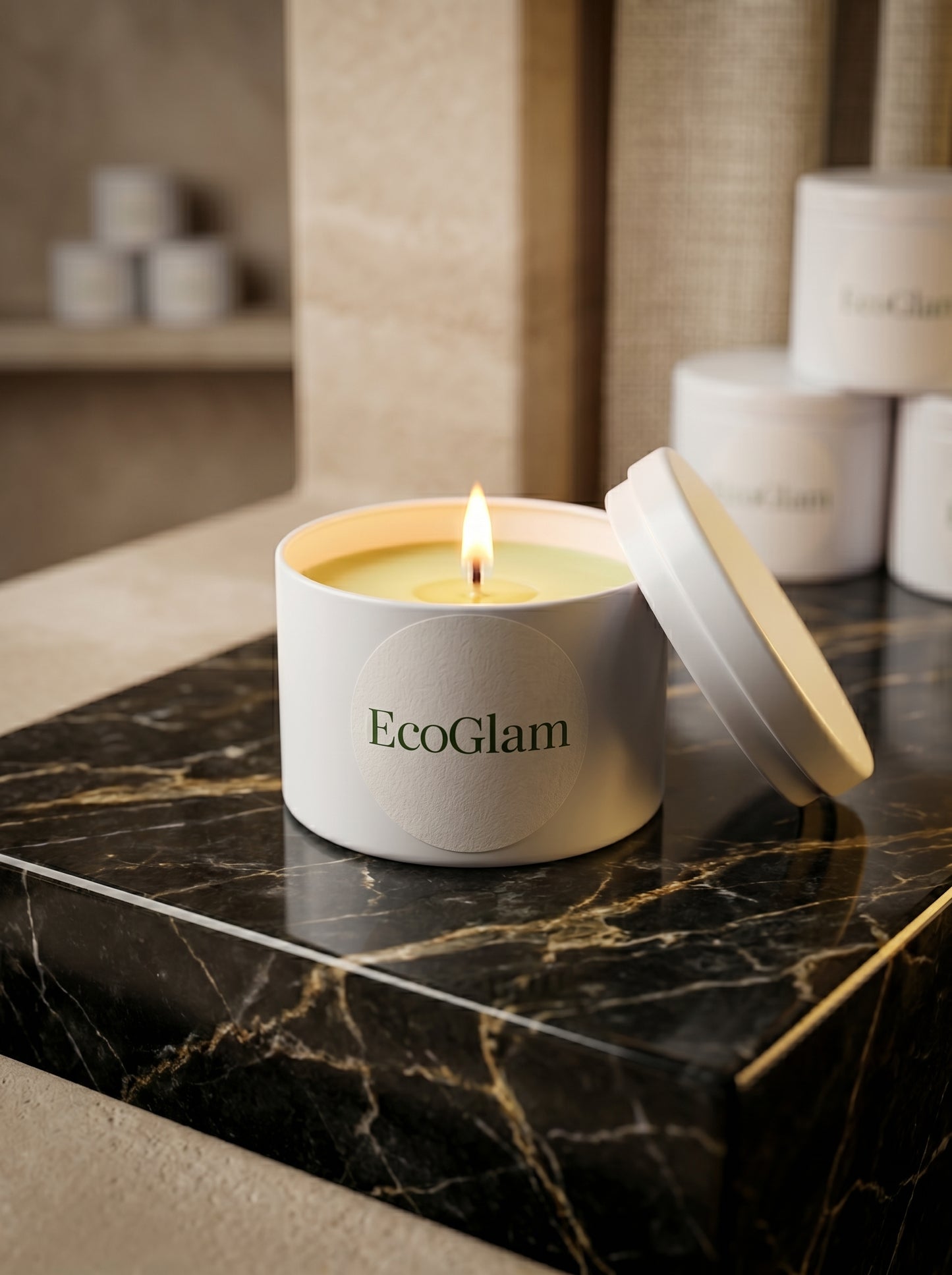 Peony Bloom Candle